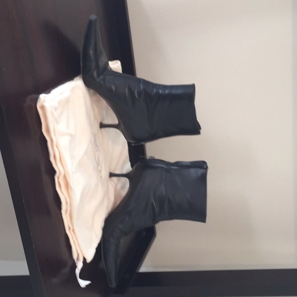 Jimmy Choo black leather ankle boots - Picture 2 of 5